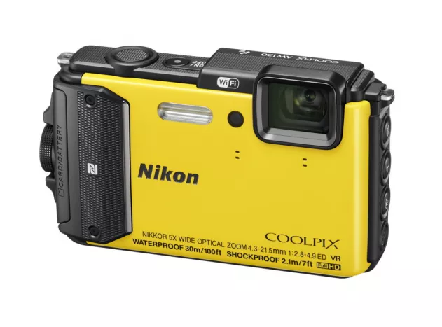 Nikon COOLPIX AW130 GELB, AUSVERKAUF !!!
